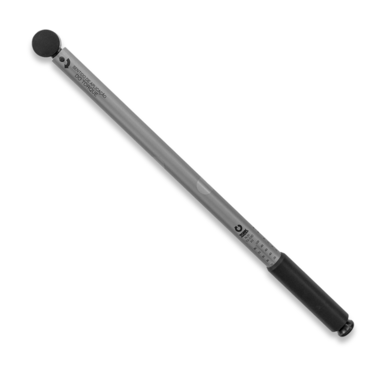 Torquímetro Estalo 10 a 100 N.m cabeça fixa 1/2" com Laudo Rastreado RBC