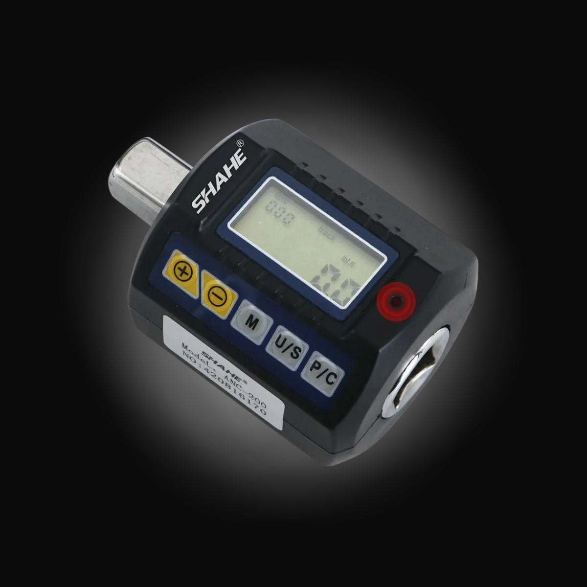 Adaptador de Torque Digital 10 a 340 N.m 1/2" + Adaptadores