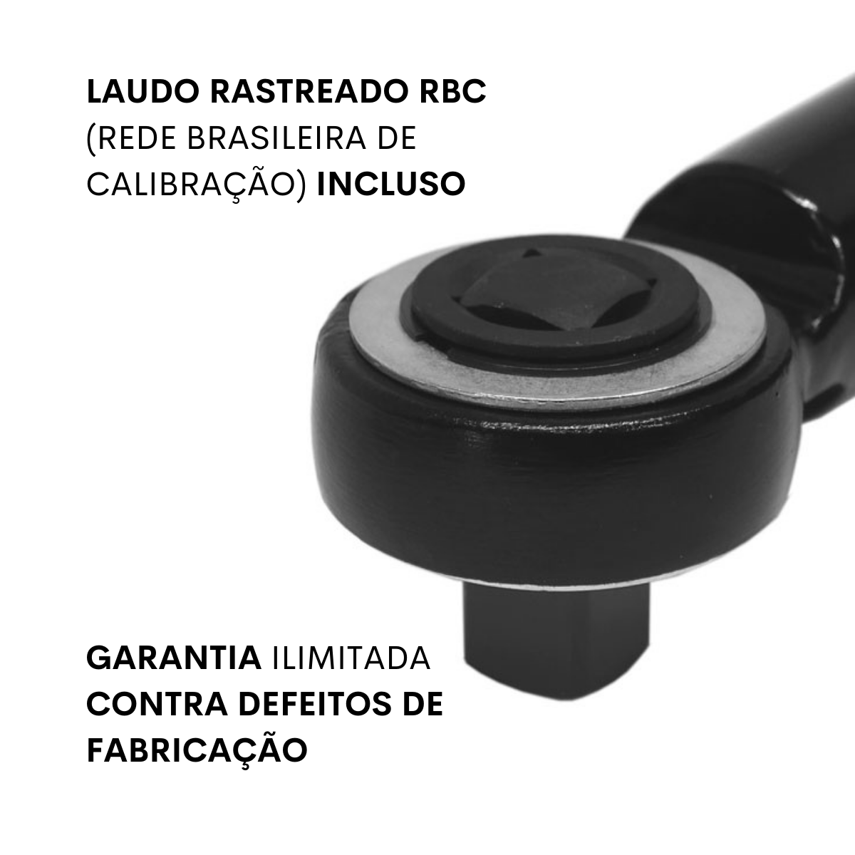 Torquímetro Estalo 200 a 1000 N.m 1" com Laudo Rastreado RBC