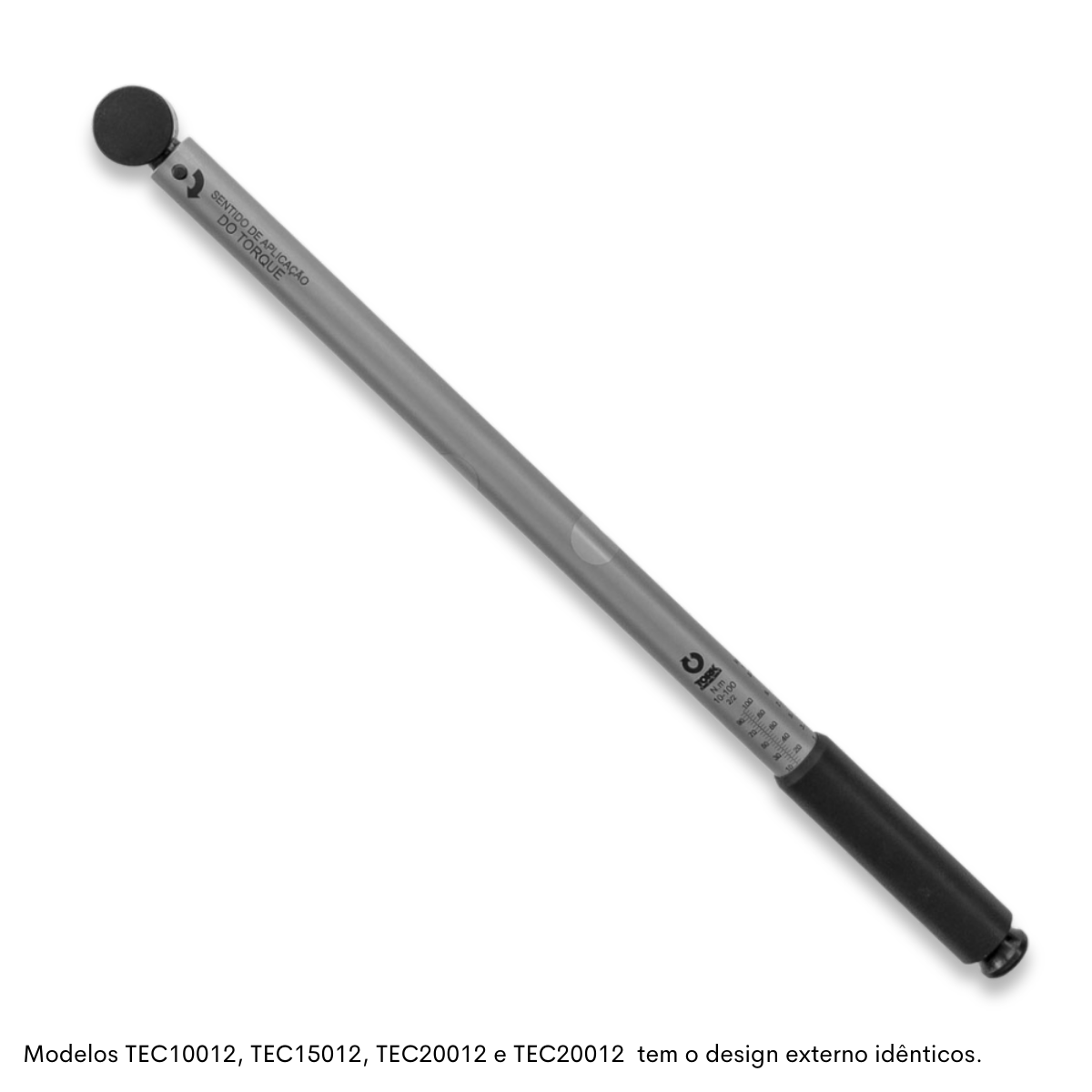 Torquímetro Estalo 20 a 150 N.m cabeça fixa 1/2" com Laudo Rastreado RBC