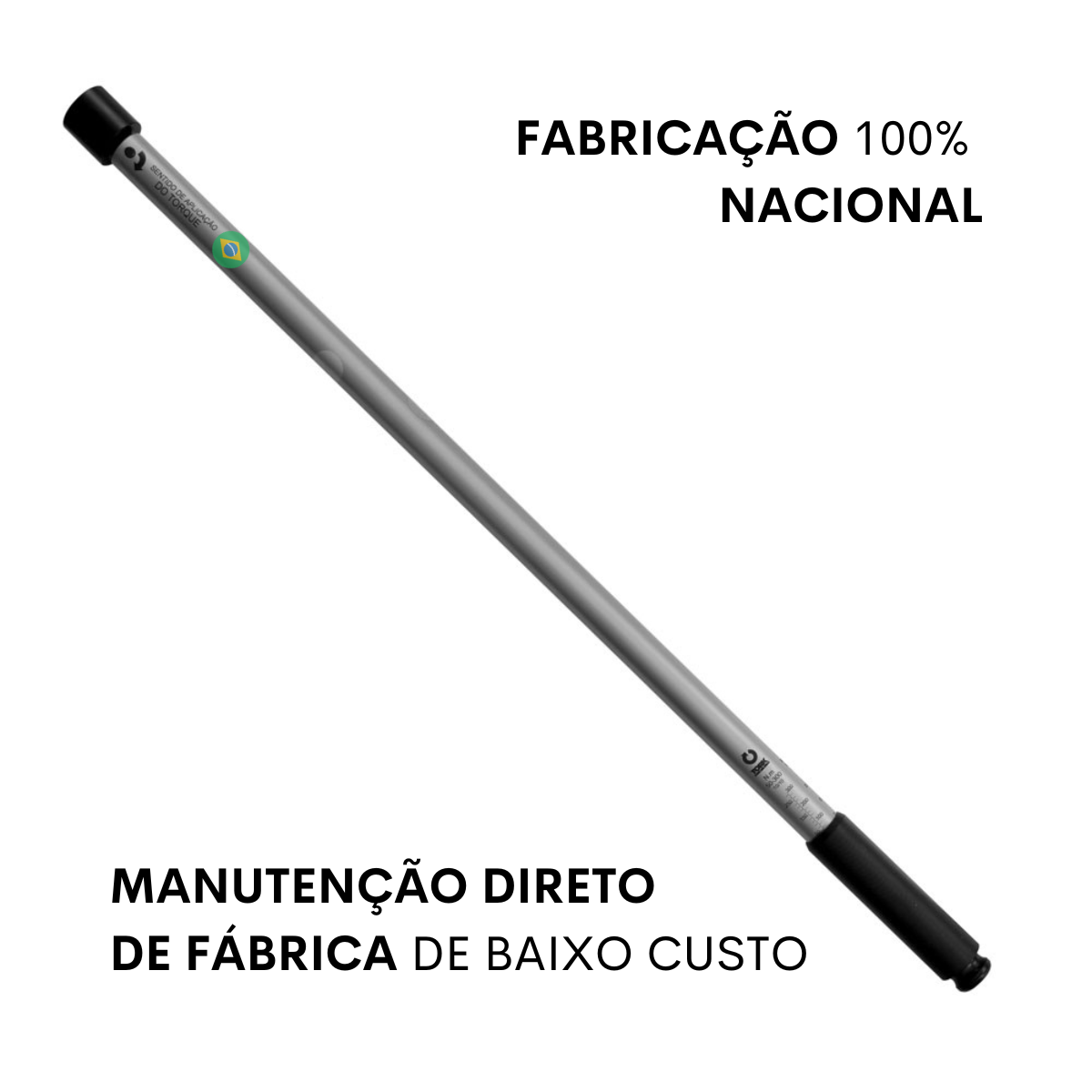 Torquímetro Estalo Intercambiável 50 a 300 N.m 14x18mm com Laudo RBC