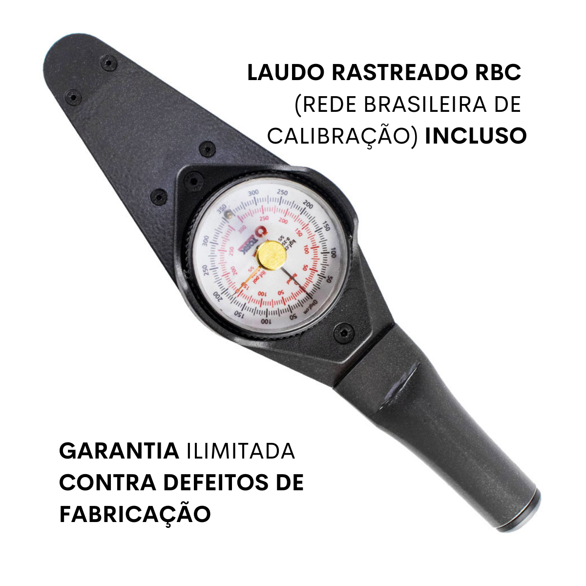 Torquímetro Relógio 0 a 15 N.m com Laudo RBC