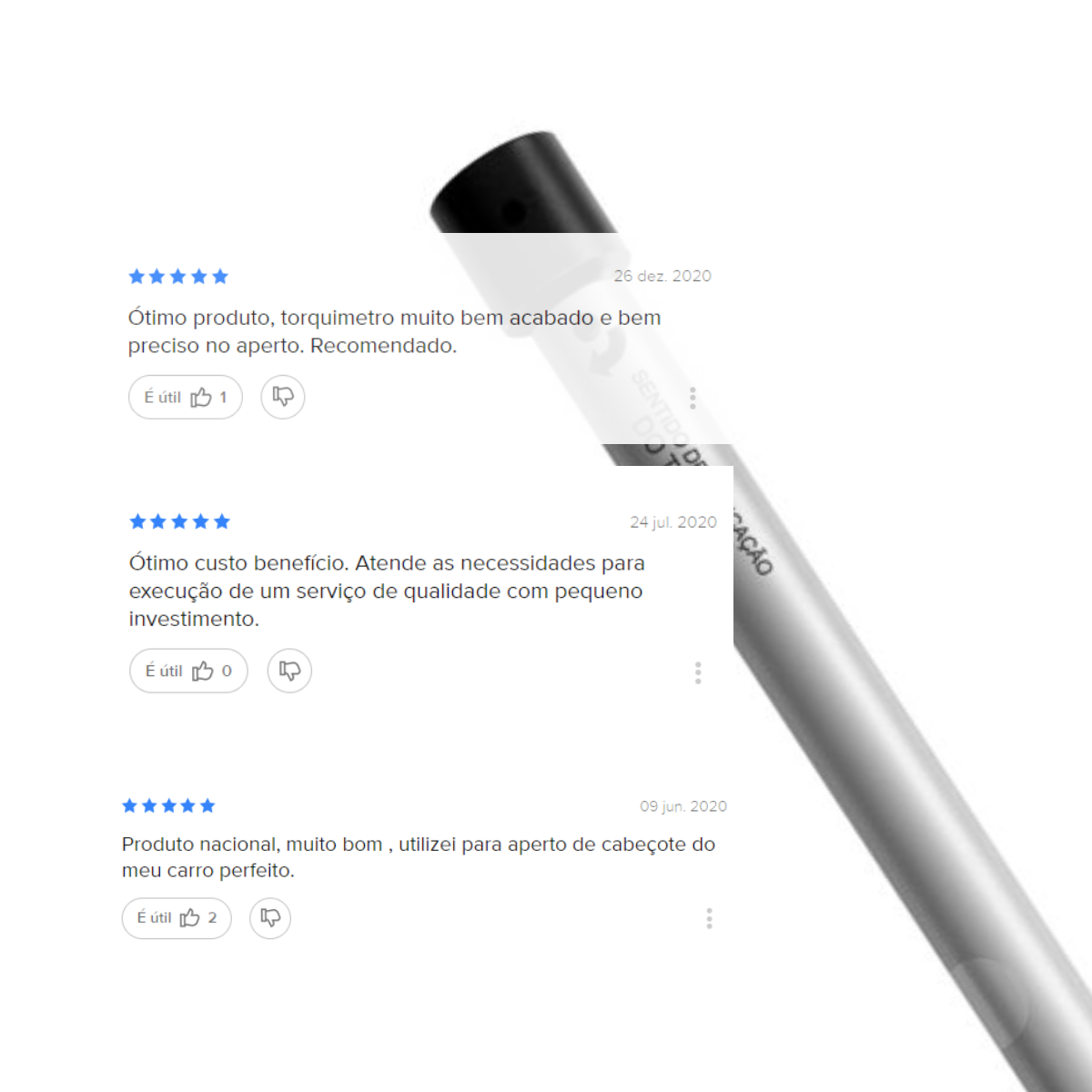 Torquímetro Estalo Intercambiável 20 a 200 N.m 14x18mm com Laudo RBC