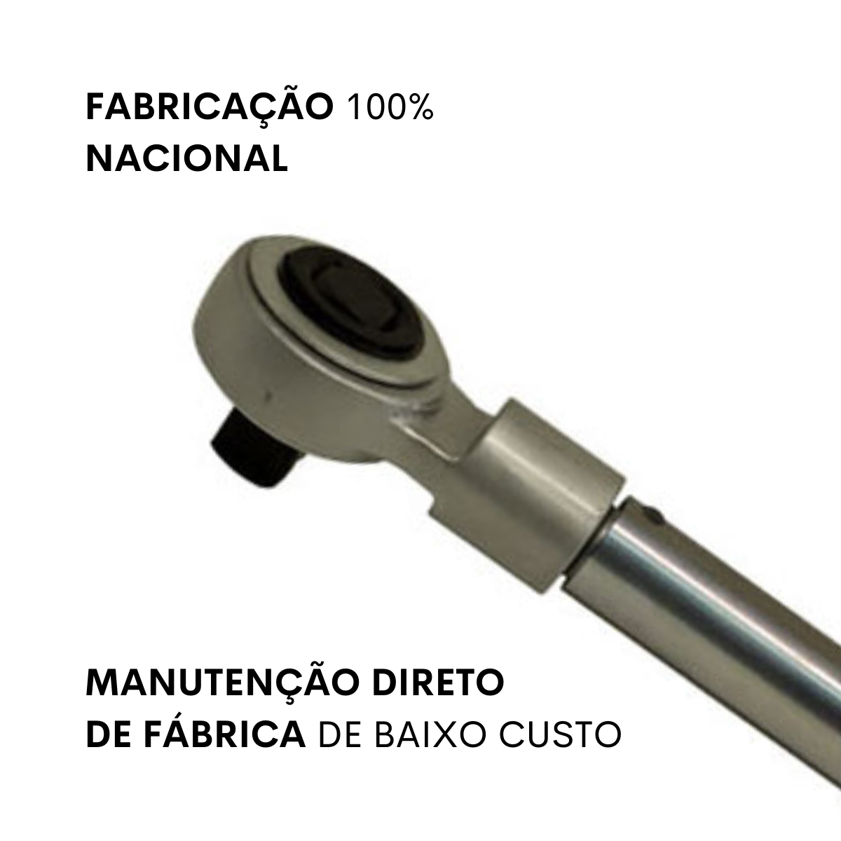 Torquímetro Estalo 100 a 600 N.m 3/4" com Laudo Rastreado RBC