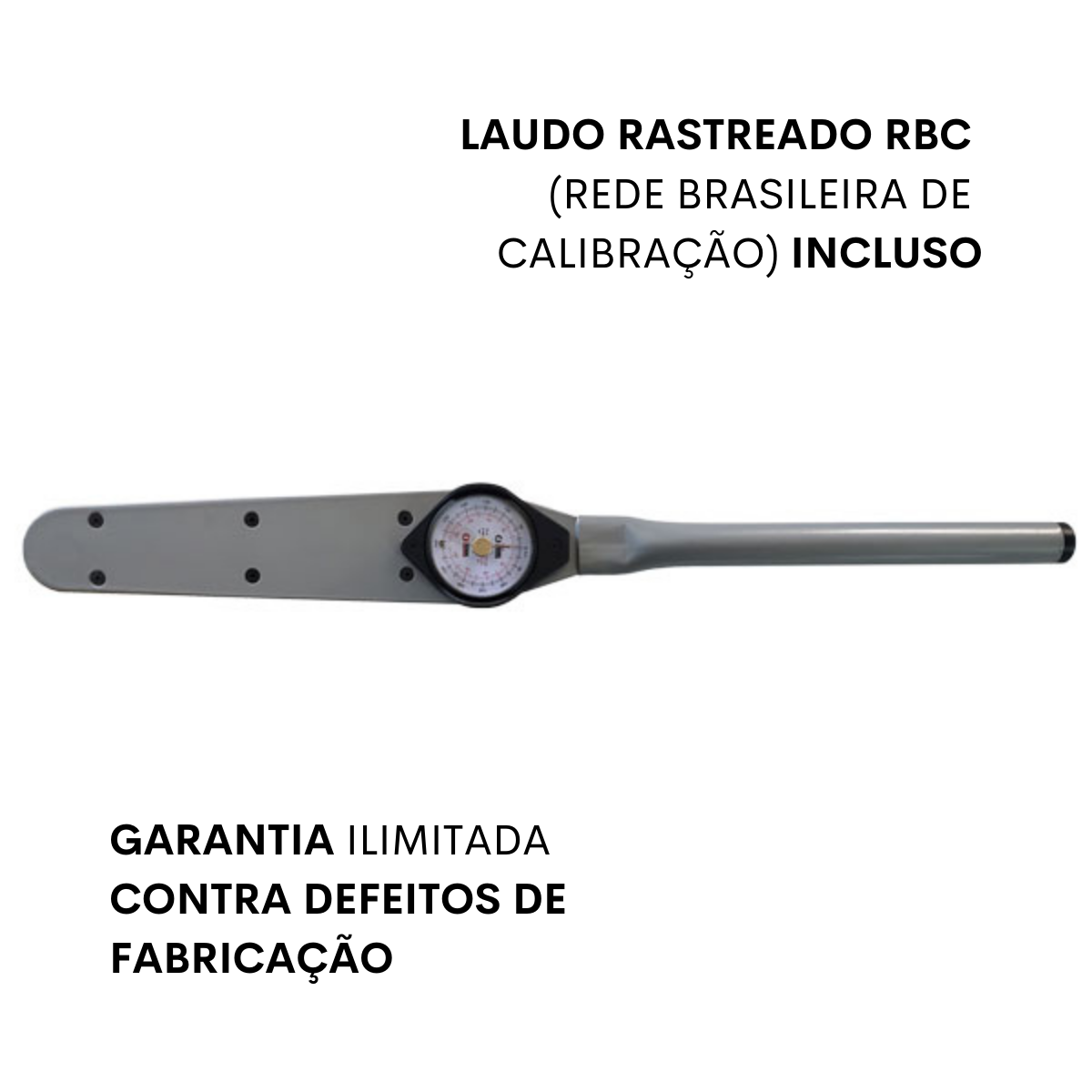 Torquímetro Relógio 0 a 300 N.m com Laudo RBC