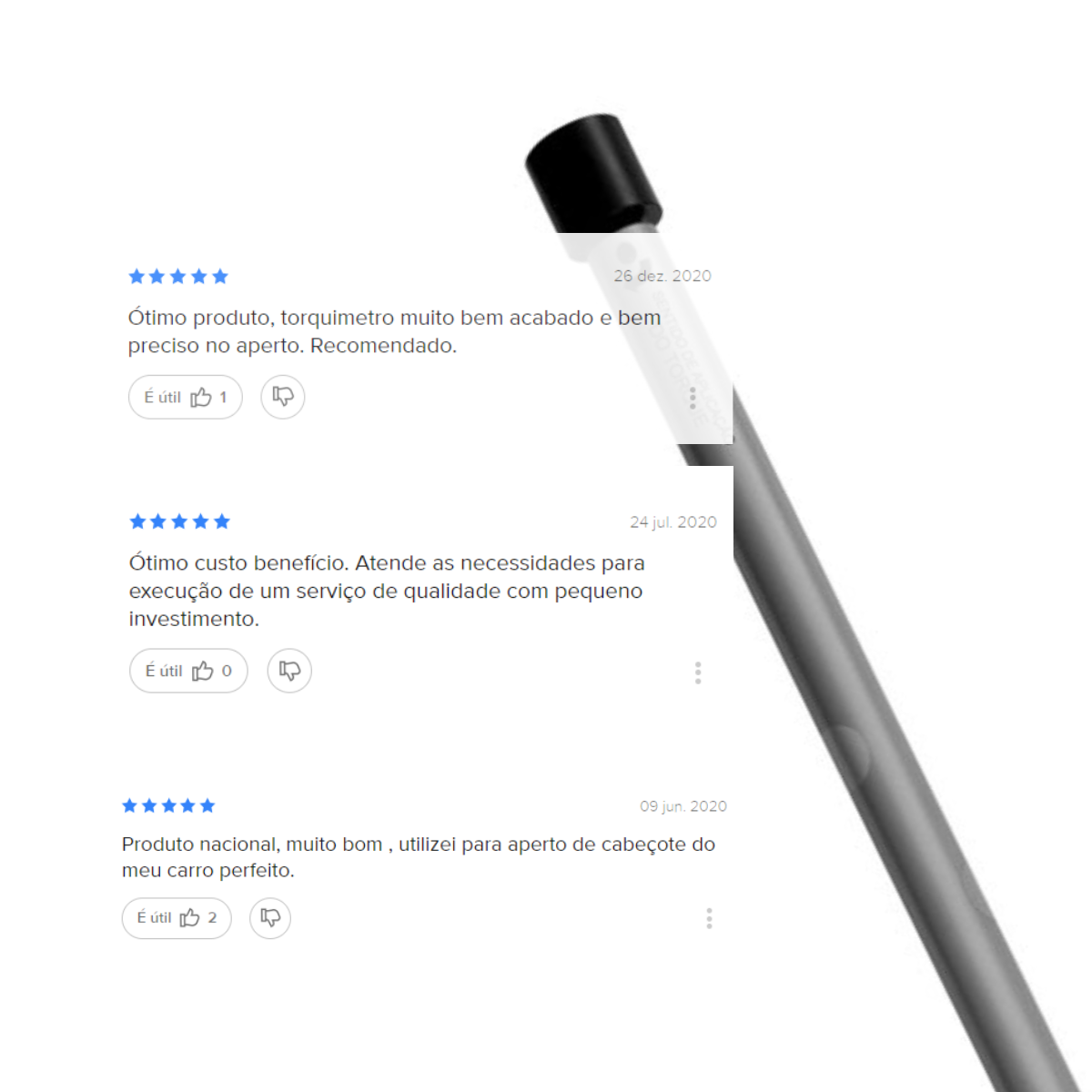 Torquímetro Estalo Intercambiável 50 a 300 N.m 14x18mm com Laudo RBC