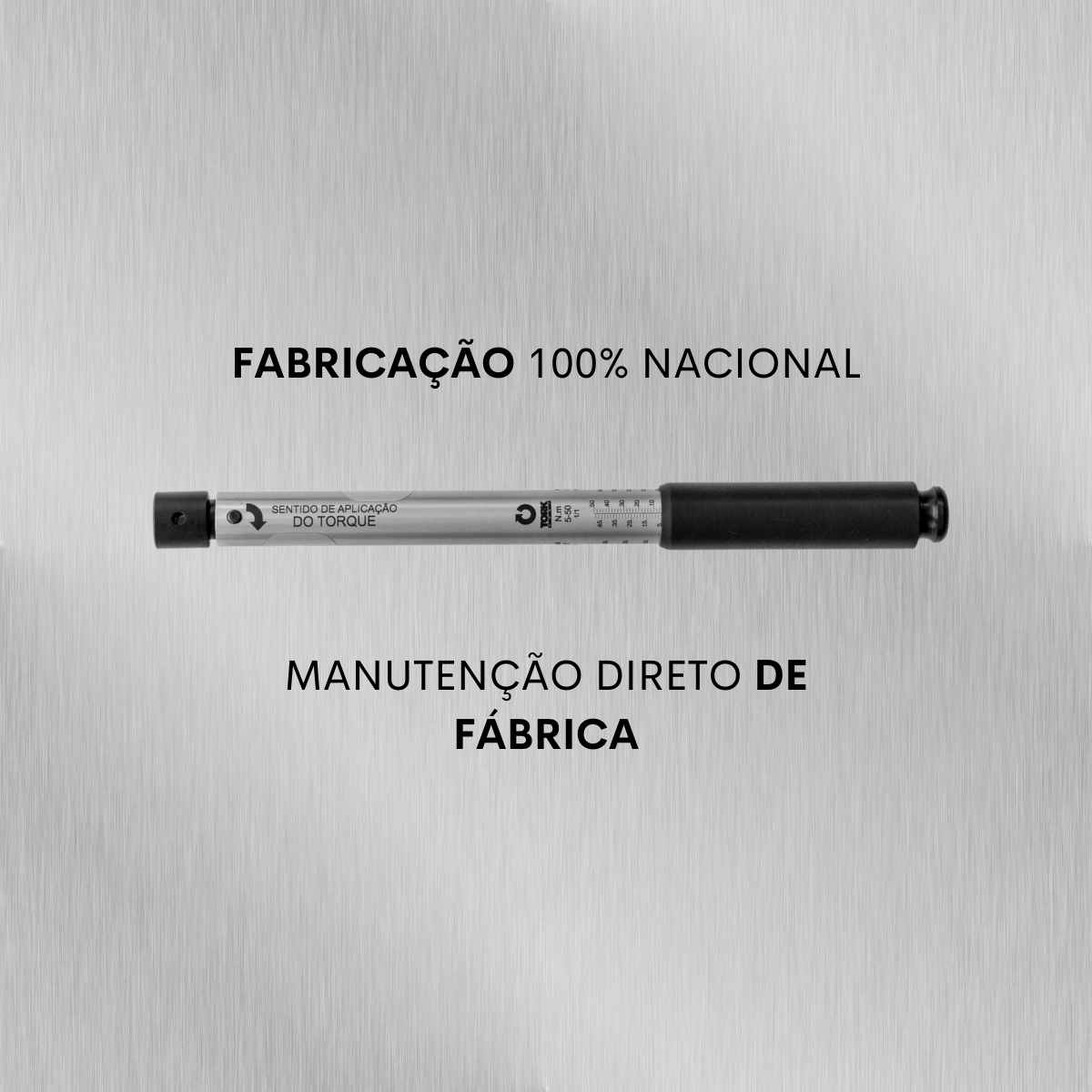Torquímetro Estalo Intercambiável 10 a 70 N.m 9x12mm com Laudo RBC