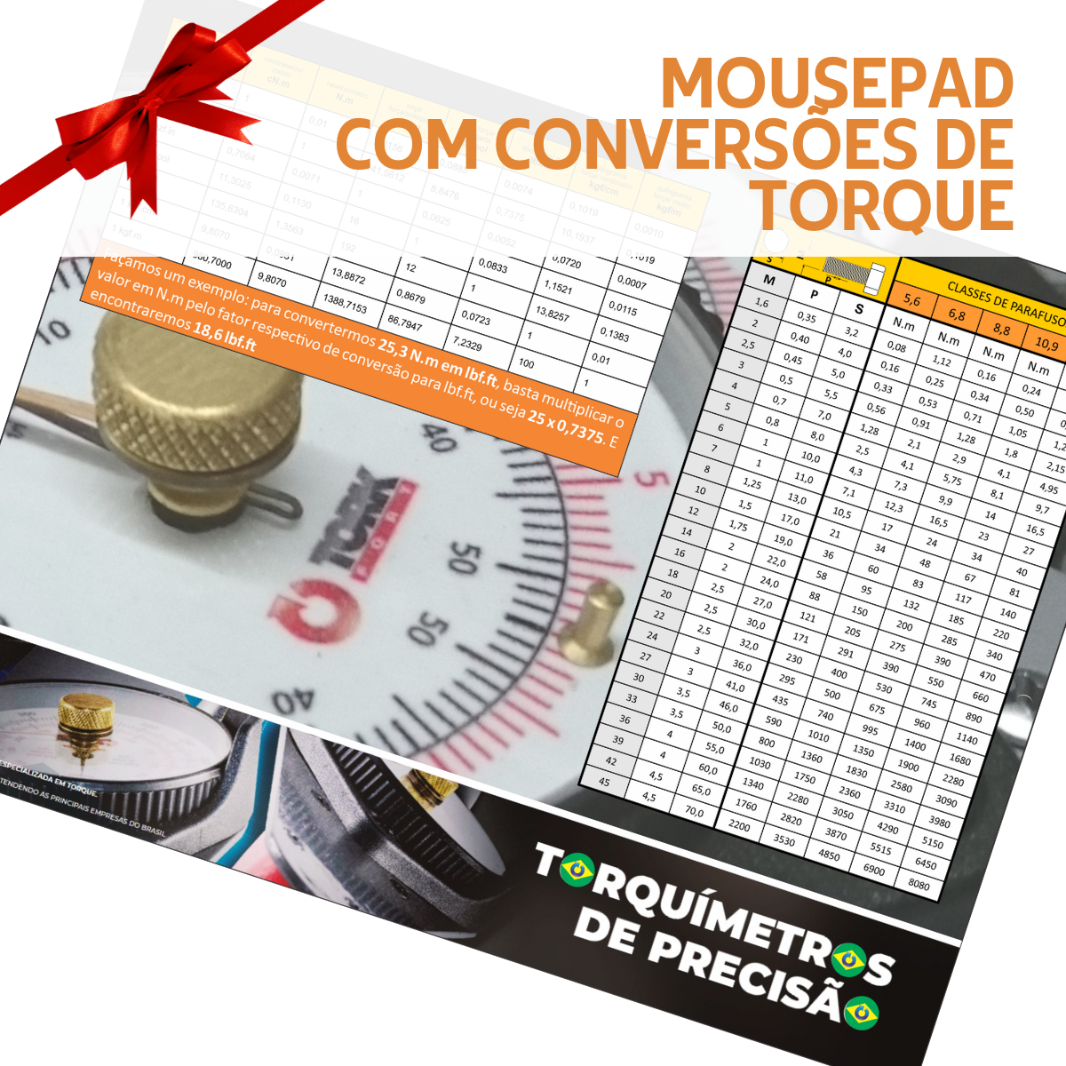 Torquímetro Estalo 20 a 200 N.m 1/2" com Laudo Rastreado RBC