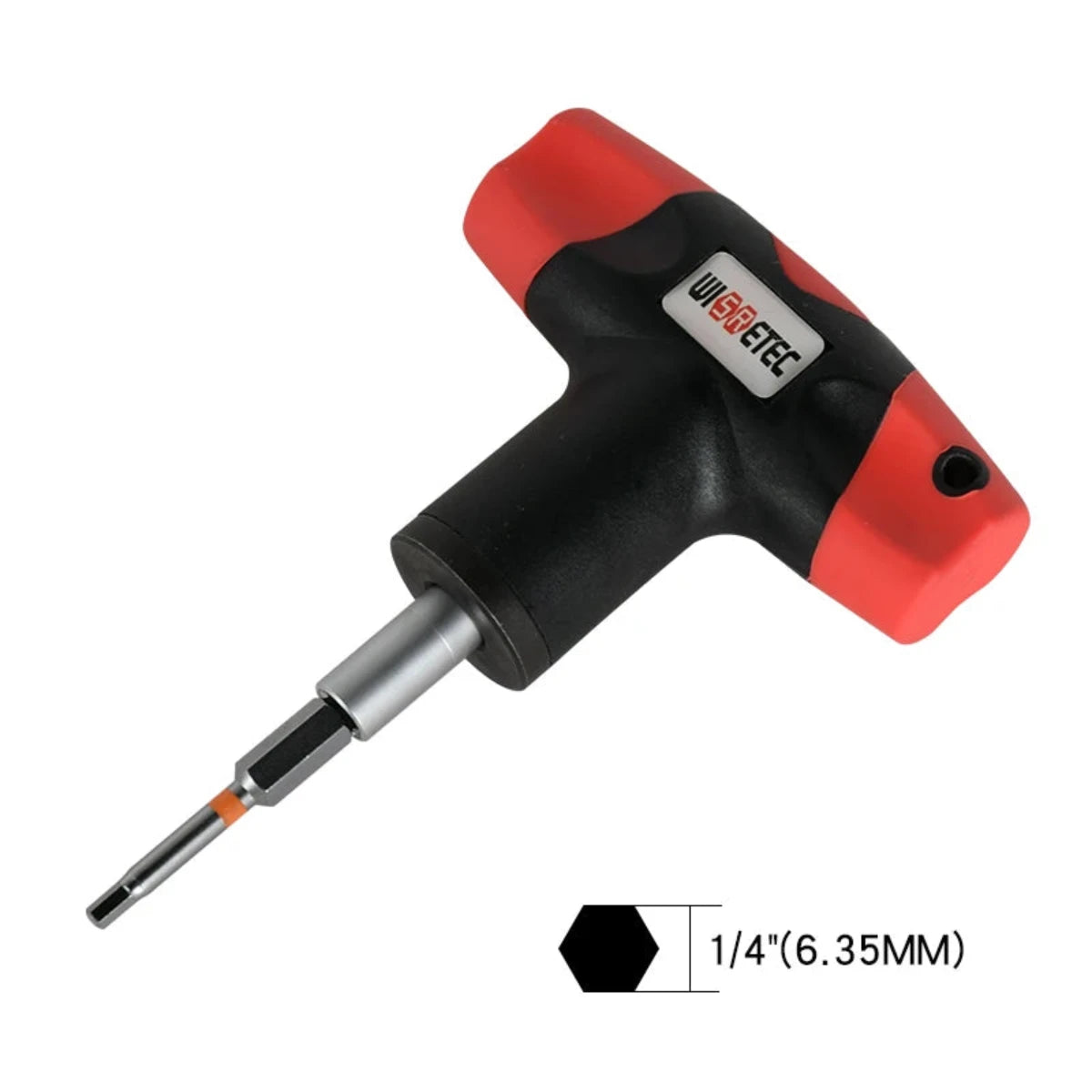 Torquímetros Axiais de Estalo Preset entre 0,6 a 6 N.m Encaixe Sextavado 1/4"