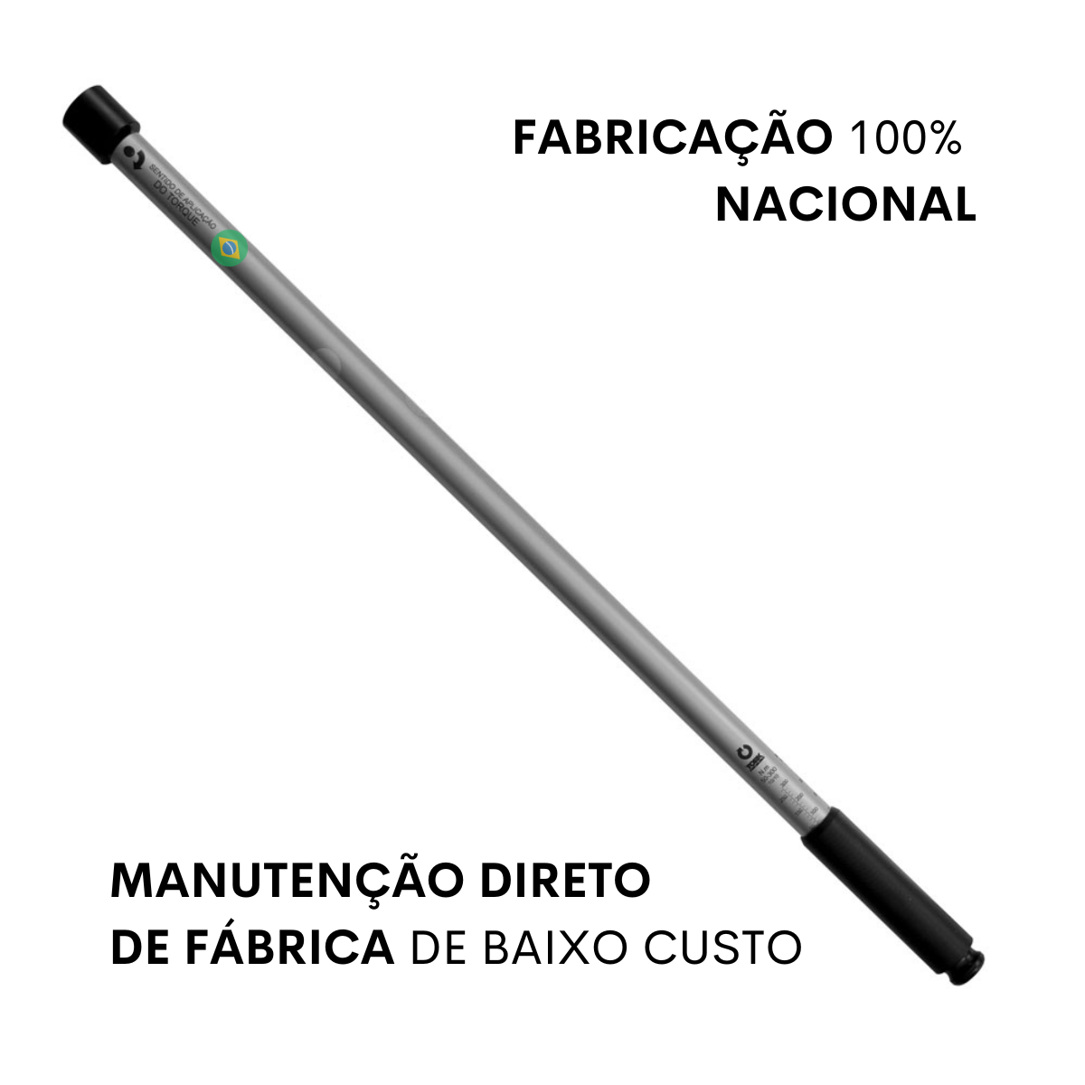 TIR3001418 Torquímetro Estalo Intercambiável 50 a 300 N.m encaixe  14x18mm com Laudo RBC