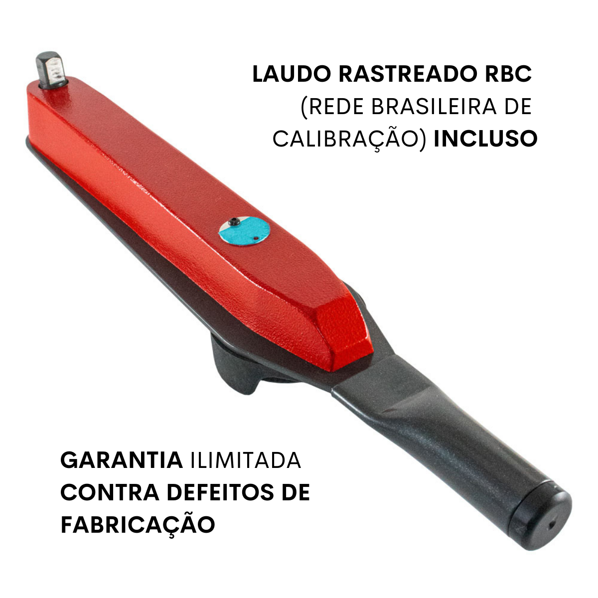 TRN125PA Torquímetro Relógio 0 a 125 N.m encaixe  1/2"com Laudo RBC