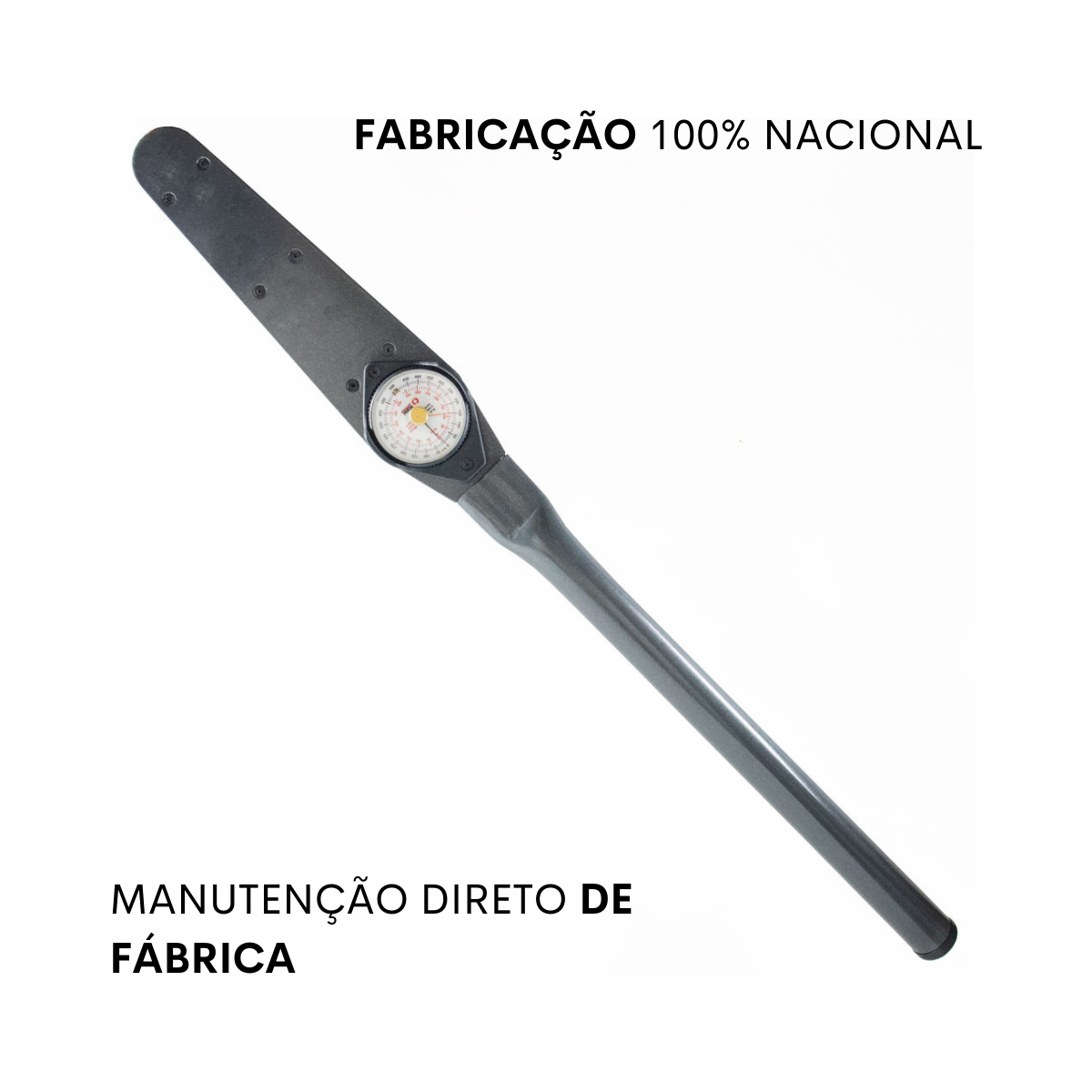 TRC50PA Torquímetro Relógio 0 a 50 kgf.m encaixe  3/4"com Laudo RBC