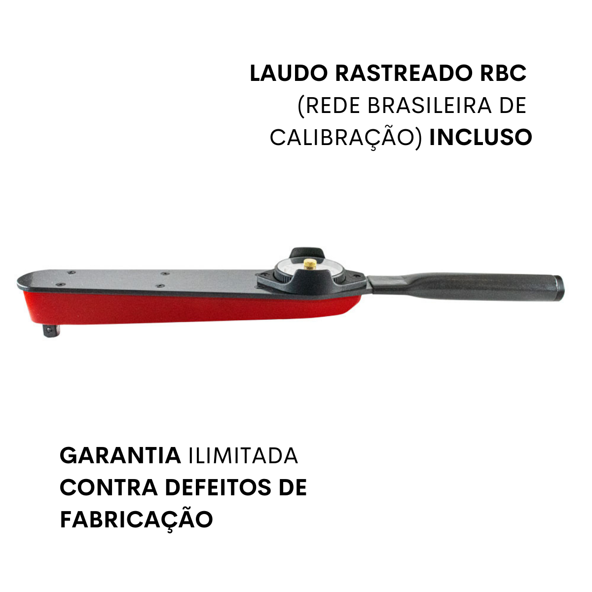 TRC20PA Torquímetro Relógio 0 a 20 kgf.m encaixe  1/2"com Laudo RBC