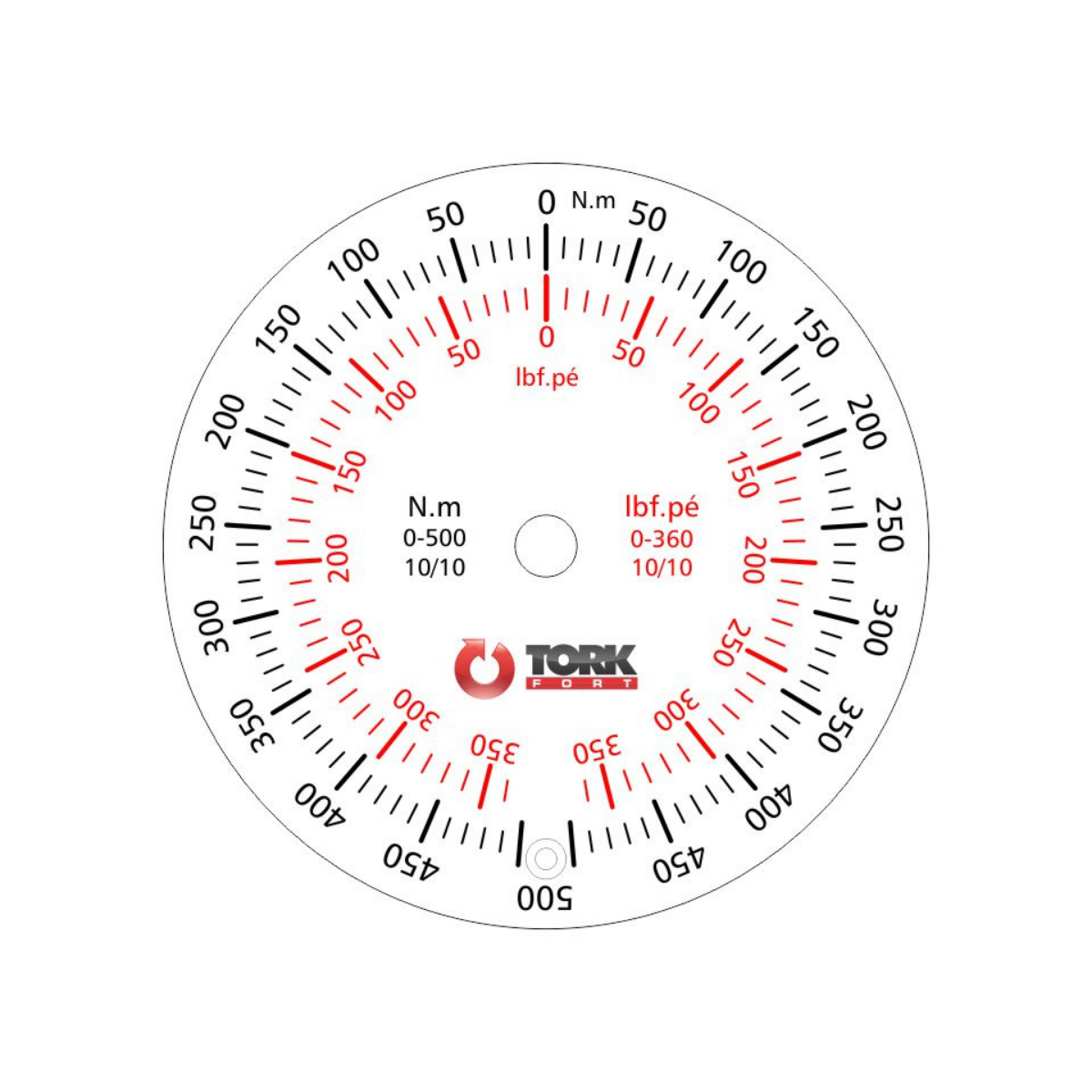 TRN500PA Torquímetro Relógio 0 a 500 N.m encaixe  3/4"com Laudo RBC
